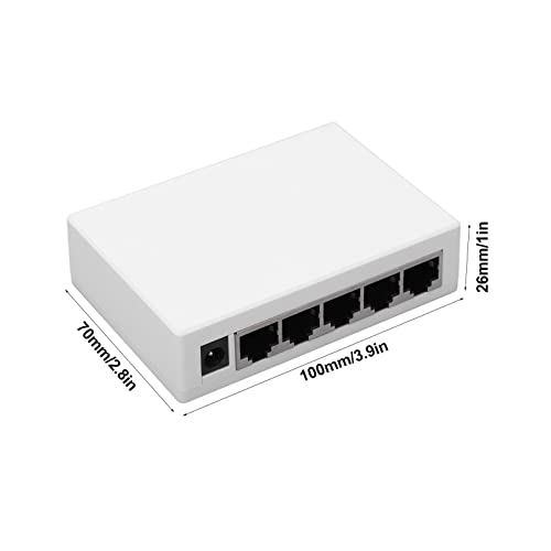5 יציאה Gigabit Ethernet מתג מתג לא מנוהל תקע הפעל שולחן עבודה או קיר הר אתרנט