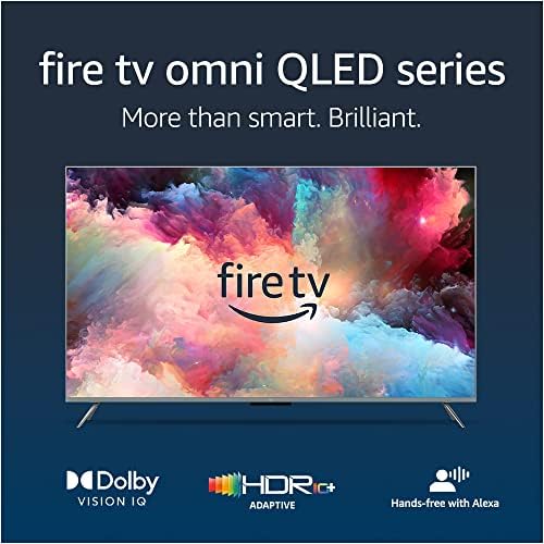Fire TV 75 Omni Qled Series 4K UHD חכם טלוויזיה, Dolby Vision IQ, עמעום מקומי, ללא ידיים עם Alexa