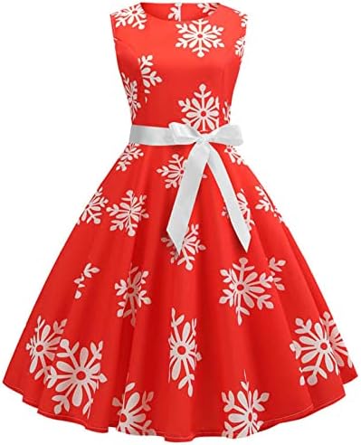 שמלת סגנון פטיט של נשים אודרי הפבורן בסגנון שנות החמישים קוקטייל וינטג 'שמלות מסיבת נדנדה