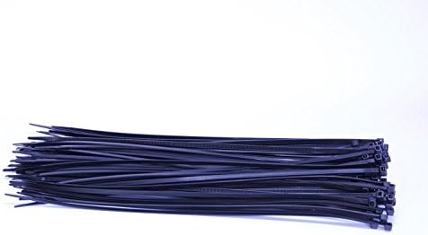 Culgear CT8-B-100-P קשרי כבלים נעילה עצמית, 14 אינץ ', שקית 100/פולי שחורה