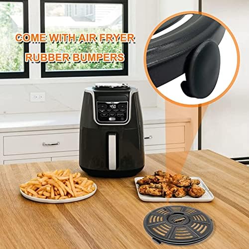 Heisenlin Air Fryer חלקי חילוף צלחת פריץ לנינג'ה מטגנת אוויר אוכלים, 8.2 אינץ '4QT פרימיום עגול אוויר טיגון