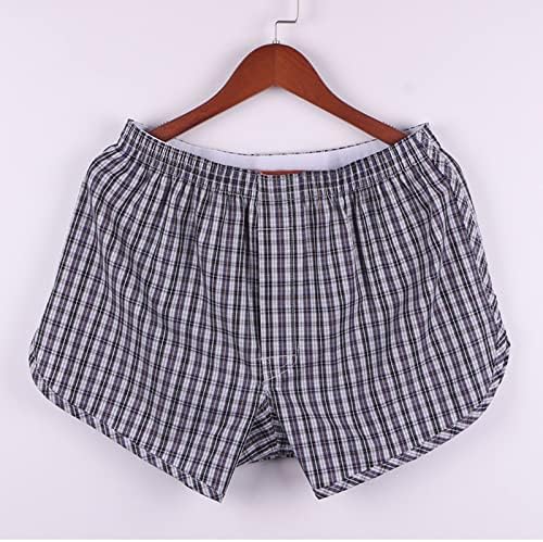 BMISEGM Mens Trunk תחתוני בגדי כותנה תחתוני כותנה רופפים מכנסיים קצרים רופפים מכנסיים מותניים בינוניים
