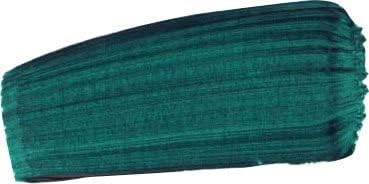 אקריליק גוף כבד מוזהב - גוון כחול ירוק של פתלו - צינור 5 גרם