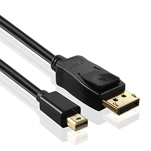 TNP Mini DisplayPort למתאם כבל DisplayPort - תומך UHD Ultra HD 4K 4KX2K מלא HD 1080P רזולוציה MDP זכר ל-