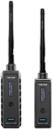 TERADEK BOLT 6 LT 1500 ערכת משדר ומקלט אלחוטי, מערכת העברת וידאו עם עיכוב אפס וסרטון HD 10