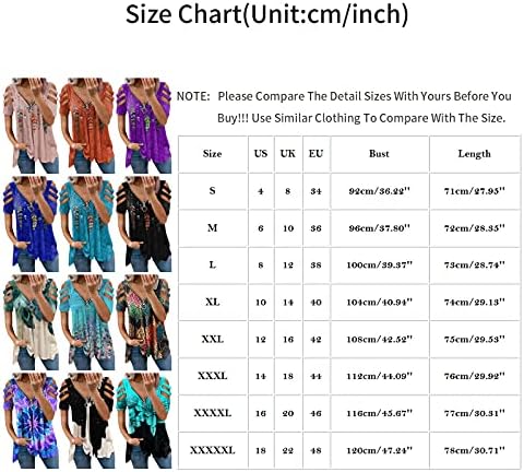 צמרות קיץ לנשים 2023 טיז כתף קר שרוול קצר רוכסן up up v-neck aztec חולצות טריקו סגנון אתני מערבי