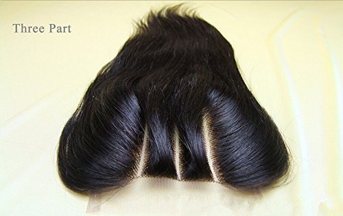 3 דרך חלק 1 מחשב 4 * 4 סגירת תחרה עם בתולה פיליפינים רמי שיער טבעי 3 חבילות שיער וויבס מעורב
