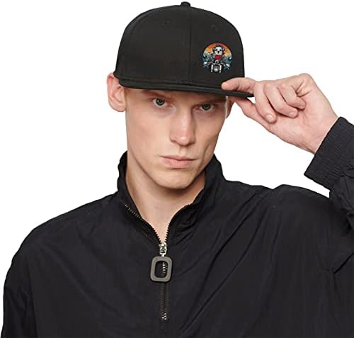 כובעי נגי סנאפבק לגברים כובע בייסבול כובע שטר שטוח לנשים דיג גריל חיצוני מתכוונן כובע מצויד שחור