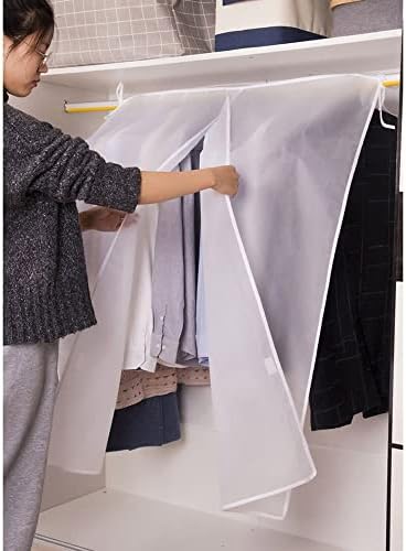 Dingzz Shancarent בגדי ארון בגדים שקית תלייה אבק אבק מכסה לחות הוכחה לשקית אחסון רחיצה
