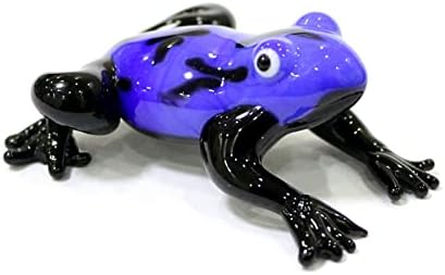 Omuci Art Art זכוכית צפרדע מיני צלמית