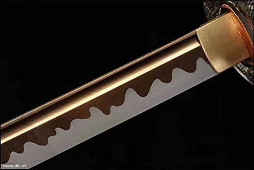 סכין GLW סמוראי קטנה חרב בעבודת יד יפנית 9260 להב פלדה קפיצי מאוד חד