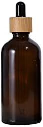בקבוק טפטפת זכוכית מרסוי, זכוכית שמנים אתרים זכוכית ניתנת למילוי חוזר בקבוק ראש גומי שחור עם טפטפת