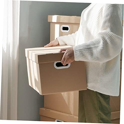 קופסא קופסת קופסא קופסת קופסה קרטון קרטון לאחסון אחסון ארגז משרד פחי אחסון פח אחסון עם תיבת קובץ