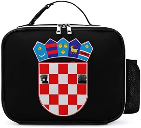 קרואטיה לאומי סמל שקית אוכל מבודד הצהריים תיבת לשימוש חוזר הצהריים תיק עבור משרד עבודת נסיעות