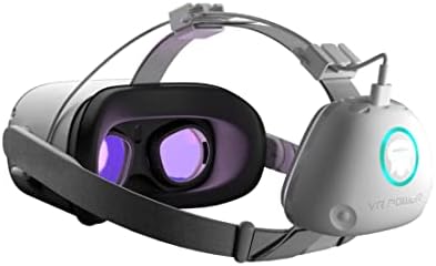 דחיית מציאות VR כוח ל- Oculus Quest ו- Quest 2 עם VR Stand - 10,000mAh, 8 שעות משחק, 10 שעות הווידיאו אידוי