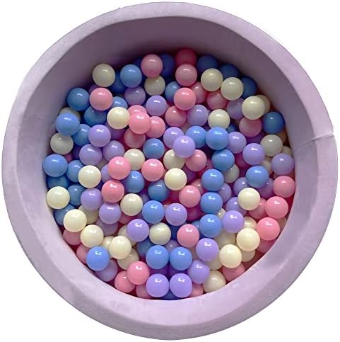 תינוקות כדורי בור בור 170 BPA כדורי בריכה כדורים בחינם לצעצועים מהנים לשחייה, כדורי בור פלסטיק צבעוניים לא רעילים