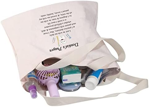 רופא שיניים רופא שיניים תפילת מתנת שיניים כתף תיק רפואת שיניים מתנות שיננית מתנות בד קניות תיק