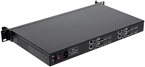 Haiweitech 16 ערוצים H.264/H.265 IP Transcoder, HTTP RTSP RTMP UDP RTP HLS P-P SDK וידאו Transcoder על מקודד