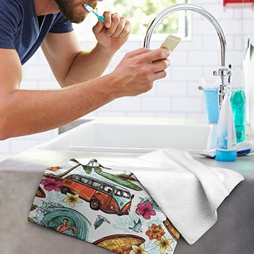 מגבת הפנים של גולש הוואי מגבות פרימיום מגבות כביסה מטלית לשטוף למלון ספא וחדר אמבטיה