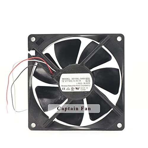 3610KL-04W-B59 NMB-MAT PAN DC FAN 12V 0.43A 9025 3PIN AXIAL PAN FEID FOUN