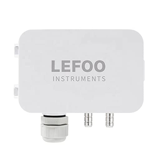 LEFOO LFM108 משדר לחץ דיפרנציאלי 0-2500PA 0-10WC מתמר לחץ HVAC מתמר לחץ חיישן לחץ חיישן מתמר חיישן שולח