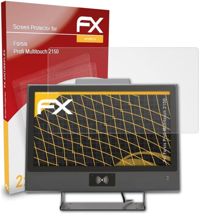 מגן המסך של Atfolix התואם לסרט הגנת המסך של Forsis Profi Multitouch 2150, סרט מגן FX אנטי-רפלקטיבי וסופג זעזועים