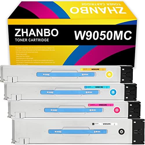 Zhanbo W9050MC W9050 MC MC מחסנית טונר שחור תואם תואם ל- HP צבע Laserjet מנוהל MFP MEG87640Z