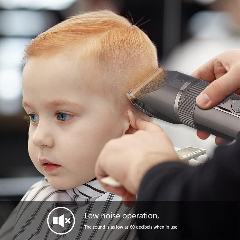 מקצועי שיער קוצץ לגברים, נטענת חשמלי שיער קוצץ לגברים ילדים שיער חותך מקצועי בארבר גוזם מכונת גילוח מכונת