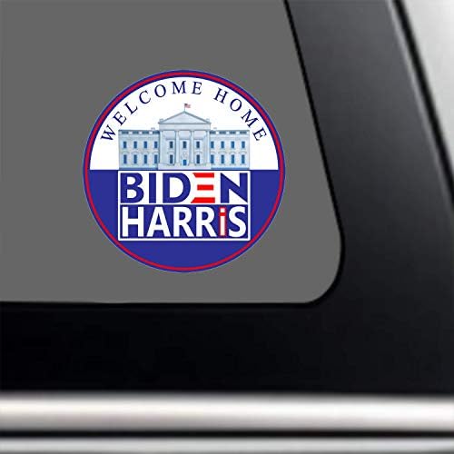 פגוש-מדבקה ביידן-האריס ניצחון-ג ' ו וקמאלה ברוכים הבאים לנשיא הבית הלבן - מדבקות פוליטיות / להצבעה