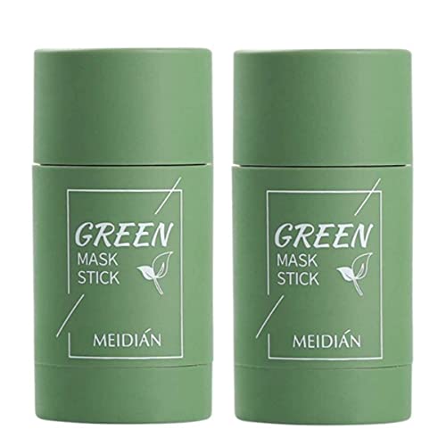 2 יחידות ירוק תה מסכת מקל עבור פנים, חטט מסיר עם ירוק תה תמצית, ירוק מסכת מקל עבור פנים לחות, עור