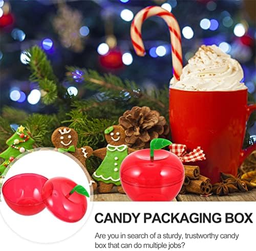 CABILOCK 24 PCS פסטיבל חג המולד -קופסאות ממתקים בצורת עץ חג המולד קישוט לחג המולד קופסאות אחסון