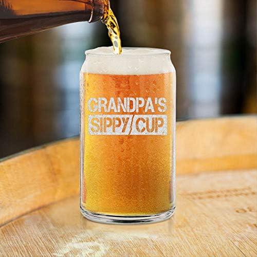 חנות4 אף פעם ... סבא של קש כוס חקוק בירה יכול זכוכית מצחיק קידם כדי סבא מתנה