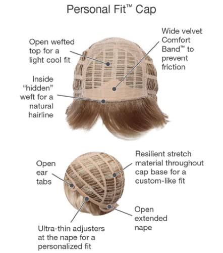 גאבור אינסטינקט פאת זיון שכבתית קצרה על ידי בגדי שיער, כובע קטן / ממוצע, גרם 2 + ערפל ליקריץ