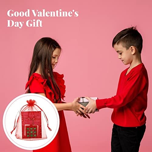 מחזיק מפתחות של Chinco Valentine Toe Set מכשיר מפתחות עם כרטיסים ושקיות מתנה, מעדיפות מסיבת מחזיקת