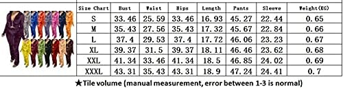 נשים של ארוך שרוול אימונית סט 2 חתיכה קטיפה פרע רוכסן יבול למעלה סווטשירט אצן מכנסיים תלבושות