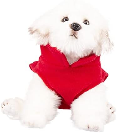 בגדי כלבים של אפוד פליס - סוודר כלבים בסתיו סוודר חיות מחמד, סוודר רך וחם עם מעיל כלבים ללא