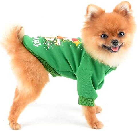 Smalllee_lucky_store כלב סווטשירט סוודר לחג המולד לגור כלבים קטנים חתולים צ'יוואווה כלבים מתנה