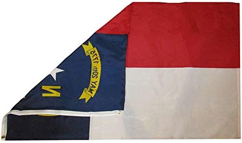 MWS 3x5 מדינת צפון קרוליינה NC 3'X5 'ROAG TEX 100D דגל פוליאסטר אוקספורד