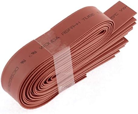 X-deree polyolefin חום מכווץ צינור שרוול כבל 35 סמ 1ft 12 ממ דיא 13 יחידות אדום (Manga del כבל de