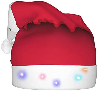 פולין דגל מפת מצחיק מבוגרים קטיפה סנטה כובע אור עד חג המולד כובע לנשים & מגבר; גברים חג המולד חג כובע