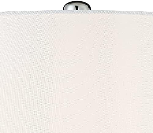 Possini Euro Design Pablo מנורת שולחן מודרנית עם שיש לבן עגול Riers