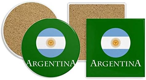 כדורגל ארגנטינאי כדורגל דרום אמריקאי רכבת דגל ספל ספל סופג סופג אבן פקק סופג