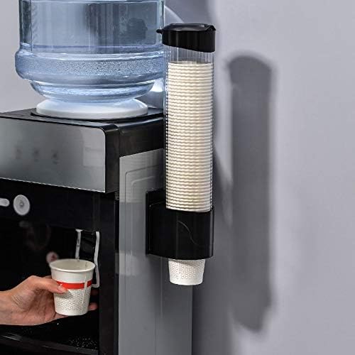 נייר כוס טייקר חד פעמי אוטומטי כוס מתקן פלסטיק אחסון מחזיק נייר כוס מפריד ארגון צד הר מחזיק