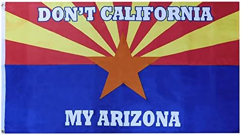 אל קליפורניה שלי באריזונה פרימיום איכותי כבד דהייה עמידה 3x5 3'x5 '100D ארוג של דגל ניילון דגל דגל