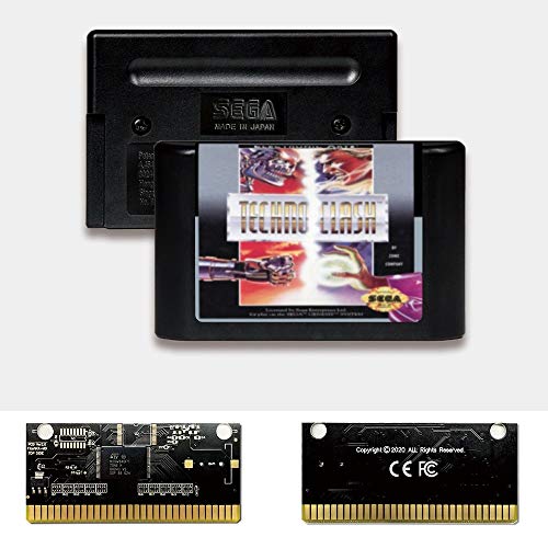 Aditi Techno Clash - ארהב תווית ארהב FlashKit MD Electroless Card PCB זהב עבור Sega Genesis