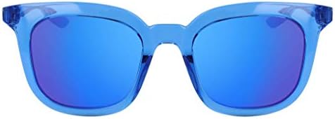 נייקי EV1154-402 Myriad M משקפי שמש כחול/אפור פסיפיק עם צבע מסגרת אולטרה סגול, עדשת מראה גוון