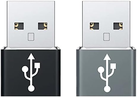 USB-C נקבה ל- USB מתאם מהיר זכר התואם ל- GoPro Hero7 White שלך ​​למטען, סנכרון, מכשירי OTG כמו מקלדת, עכבר,