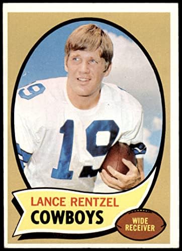 1970 Topps 113 Red Lance Rentzel Dallas Cowboys Ex Cowboys Oklahoma
