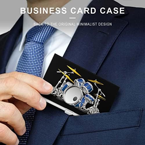 תוף ערכת מכשיר עסקים מזהה כרטיס מחזיק סילם מקרה מקצועי מתכת שם כרטיס ארגונית כיס