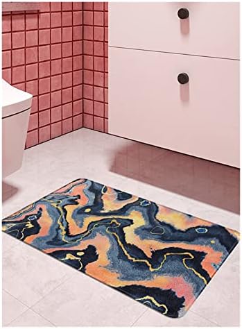 אמבטיה מחצלות לאמבטיה אדום ושחור אבן פסים השיש דפוס שטיח דלת מחצלת דלת מחצלת החלקה חיצוני אמבטיה מטבח